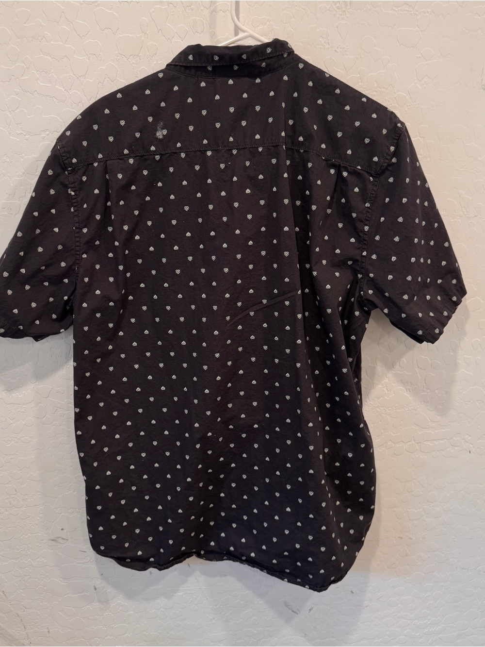 Vans Short-Sleeve Button-Up Shirt Mens XL Black Geometric - Picture 5 of 6
